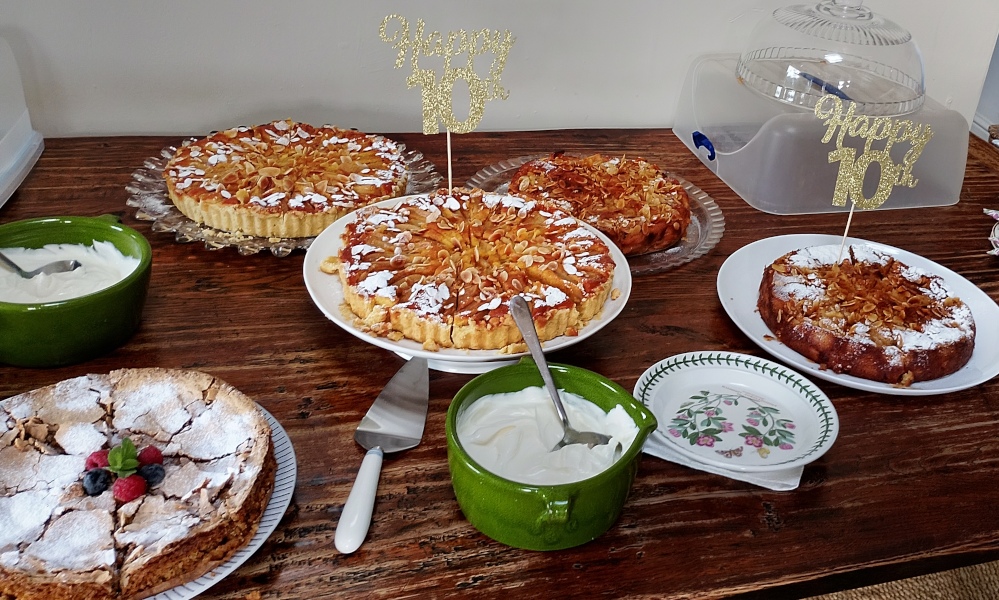 Table of cakes
